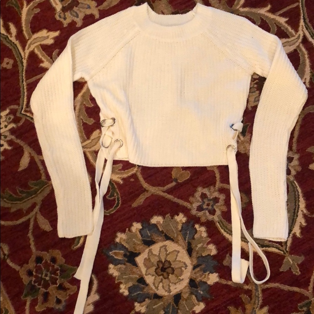 Cream sweater
